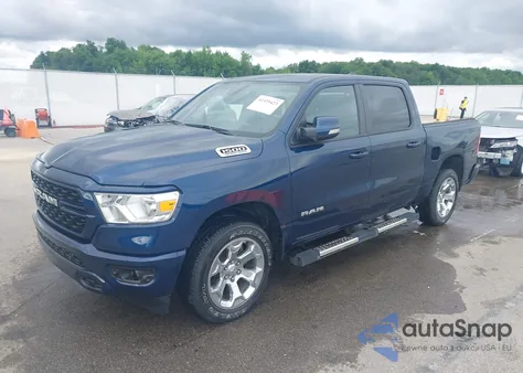 2022 Ram 1500 Big Horn 4X4 5'7 Box from USA, damaged, VIN 1C6SRFFT2NN428978